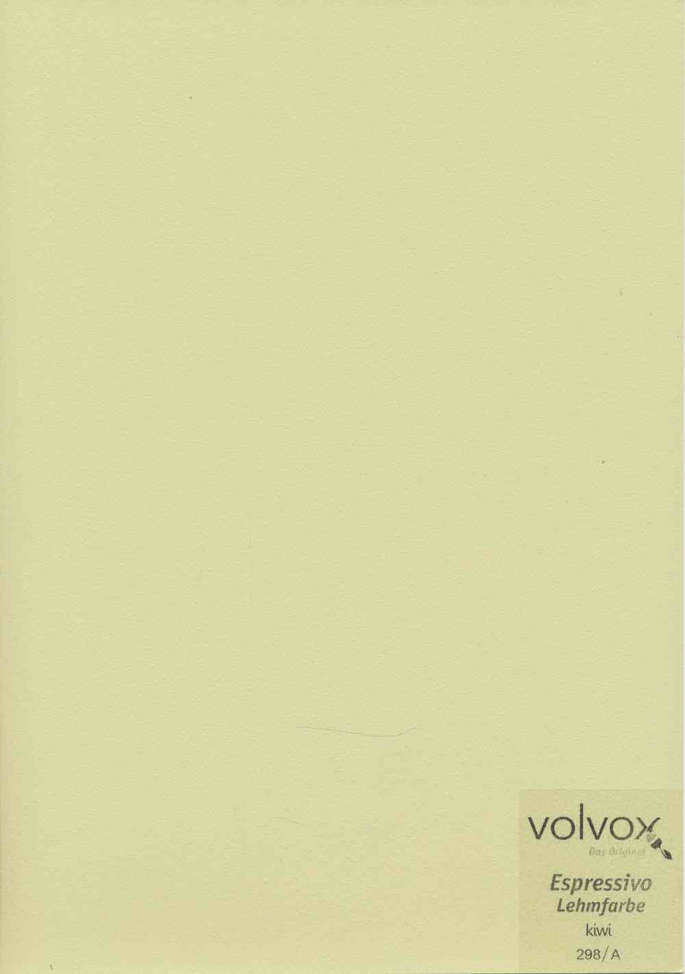 Volvox Espressivo Lehmfarbe 298 kiwi · 0,9ltr.