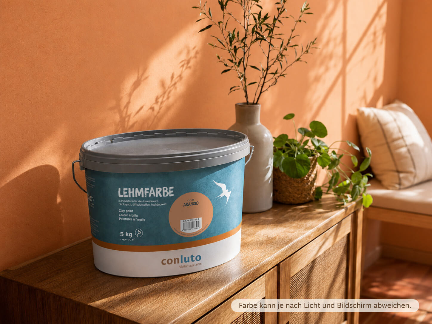 conluto Lehmfarbe · Arancio CL125