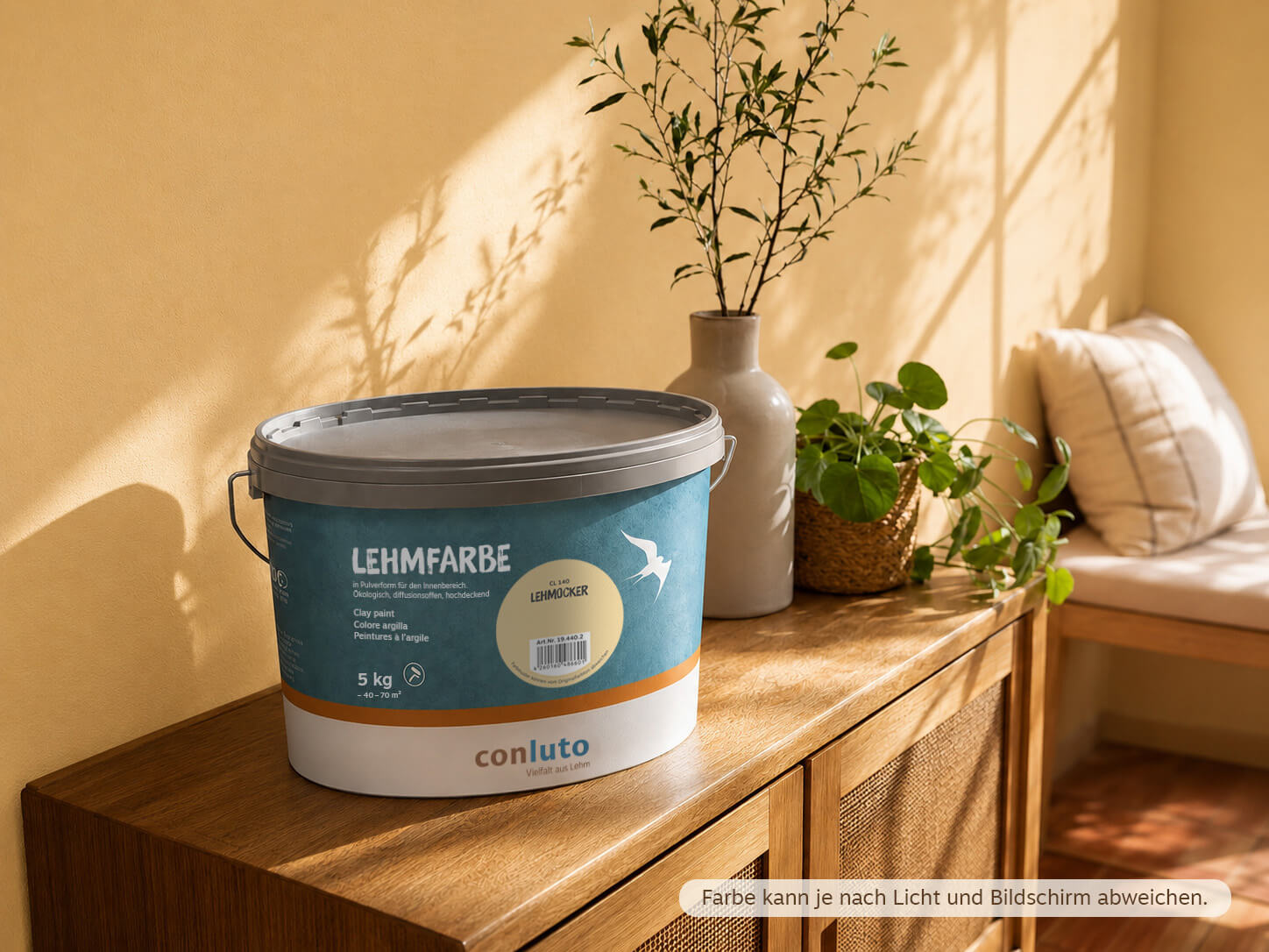 conluto Lehmfarbe · Lehmocker CL140