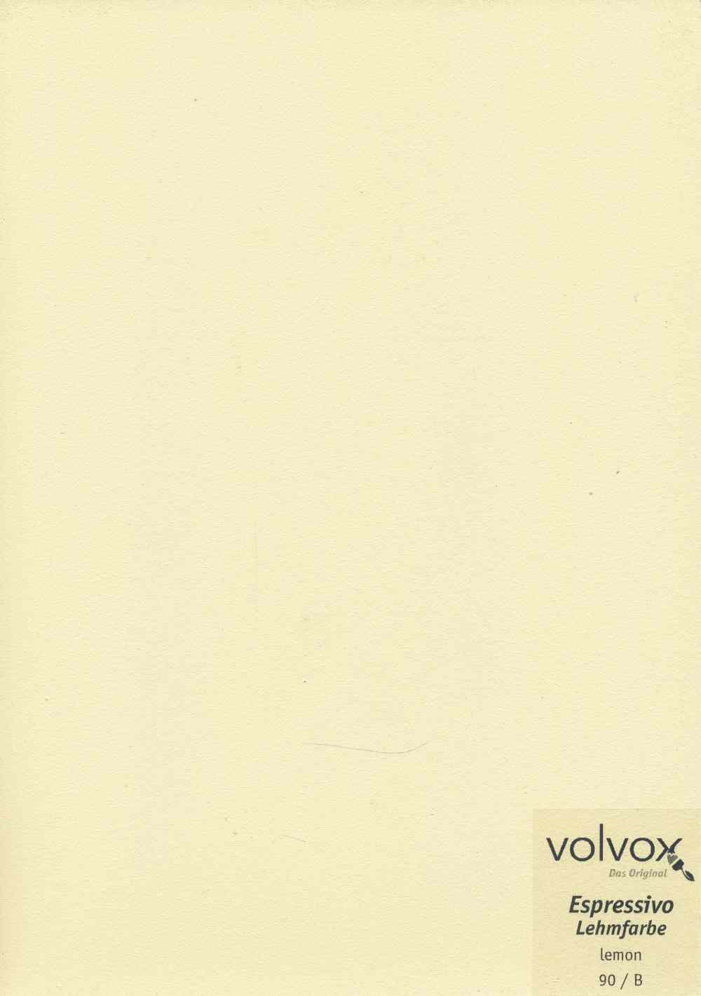 Volvox Espressivo Lehmfarbe 090 lemon · 0,9ltr.