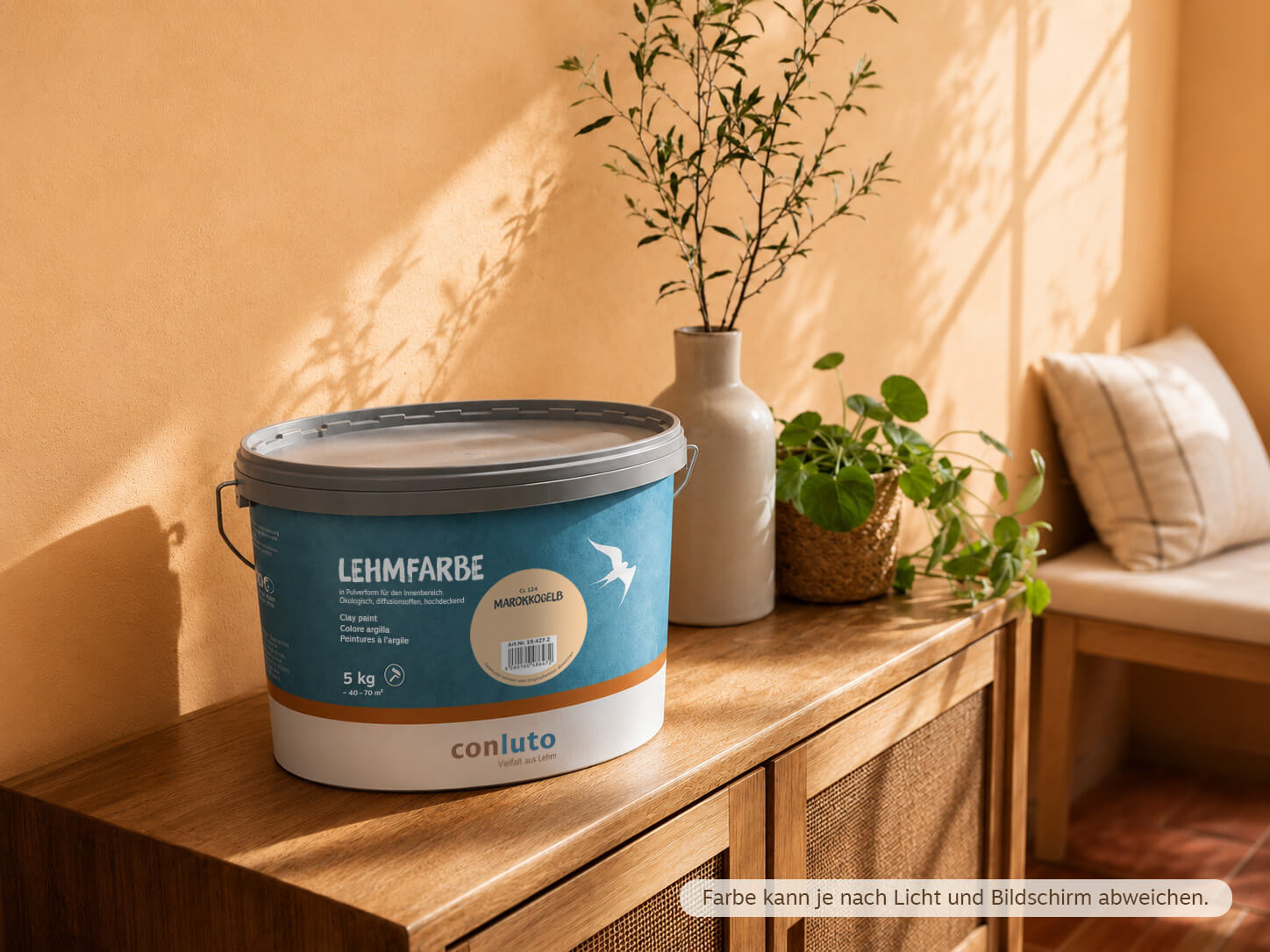 conluto Lehmfarbe · Marokkogelb CL124