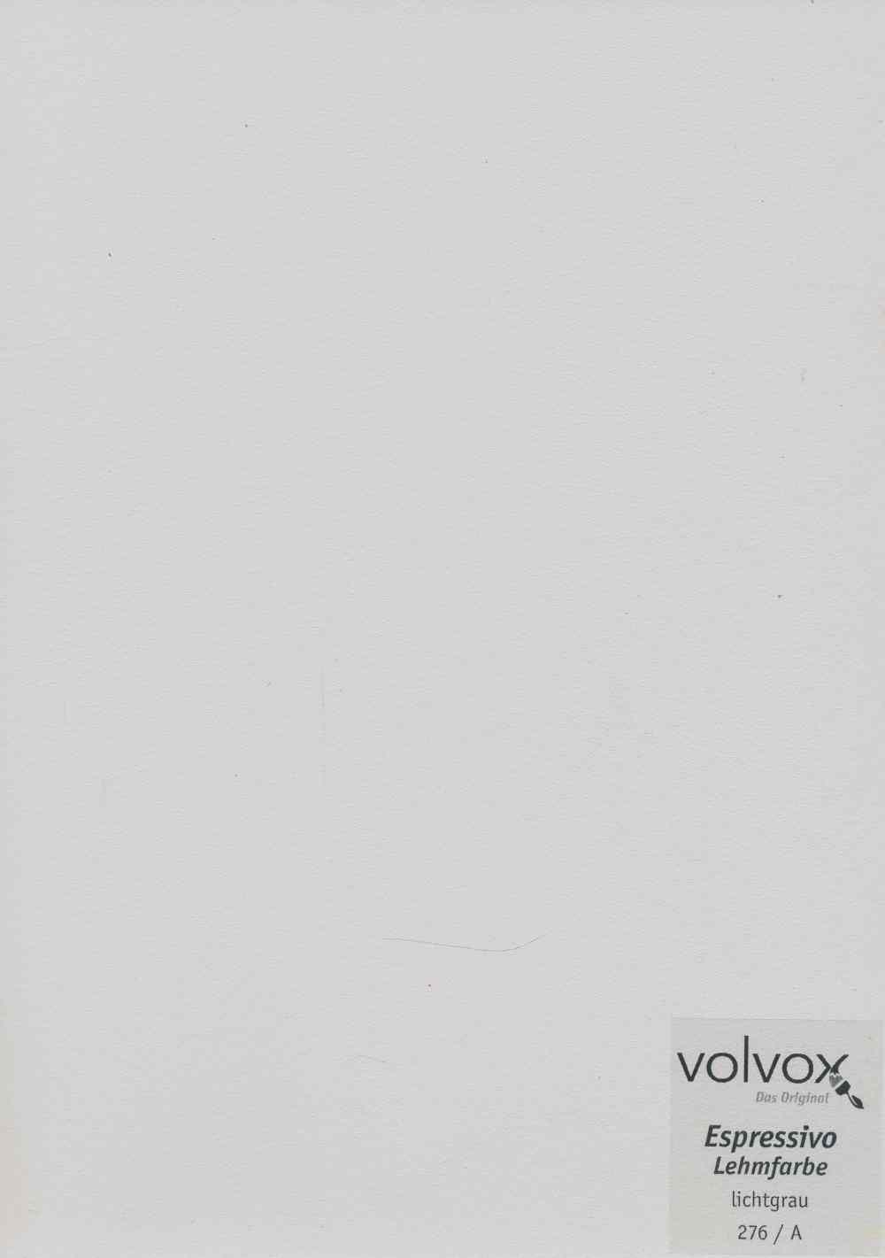 Volvox Espressivo Lehmfarbe 276 lichtgrau · 0,9ltr.