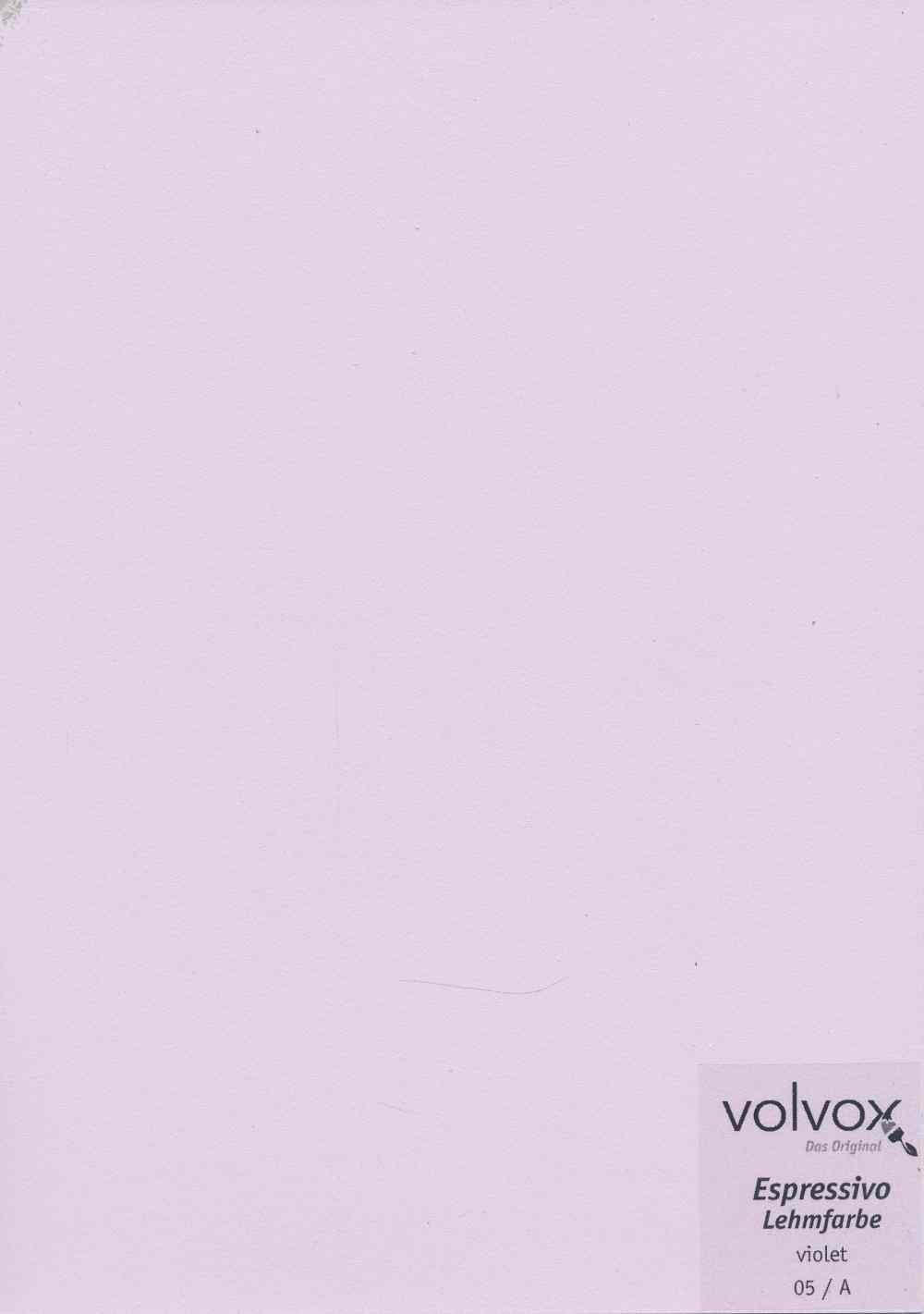 Volvox Espressivo Lehmfarbe 005 violet