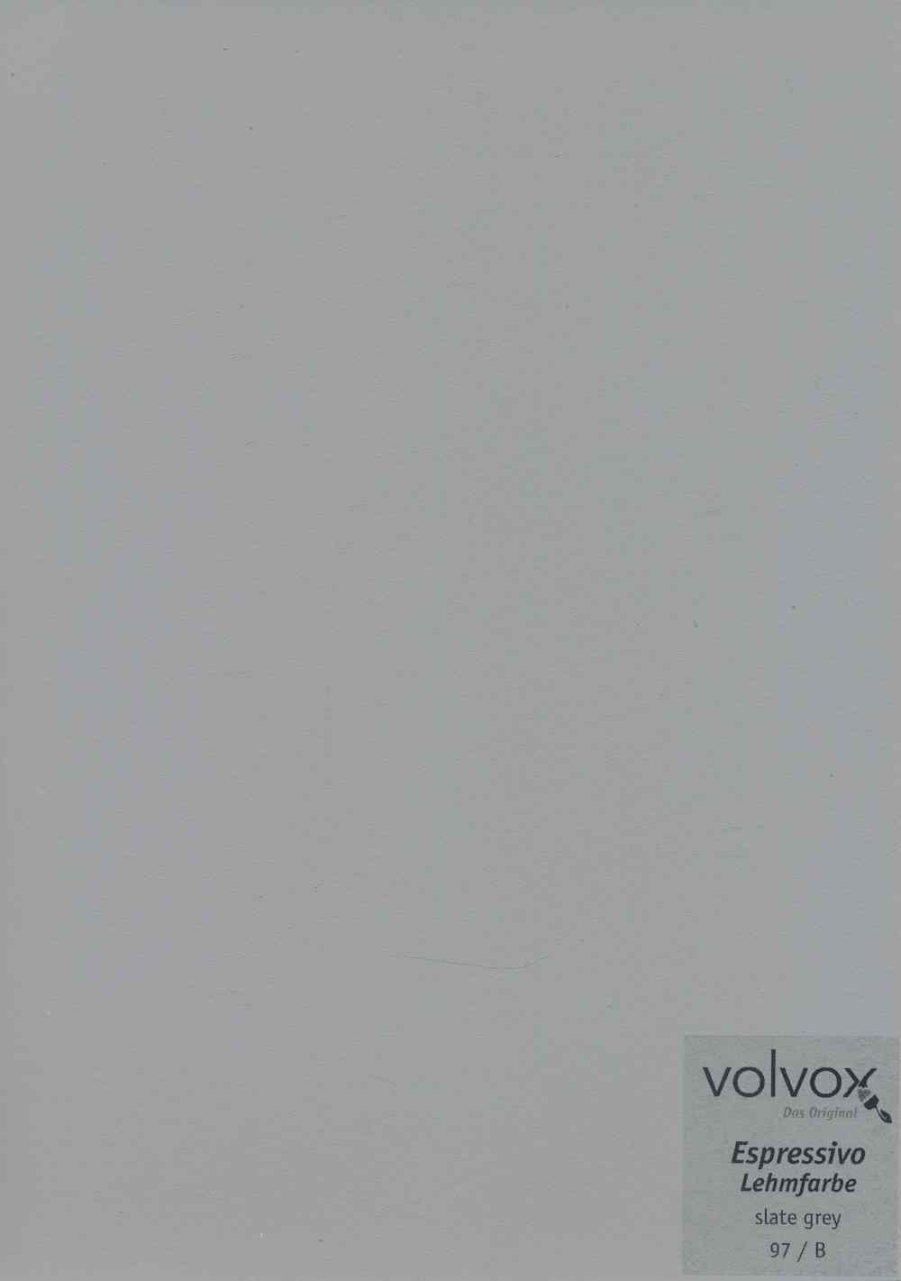 Volvox Espressivo Lehmfarbe 097 slate grey · 0,9ltr.