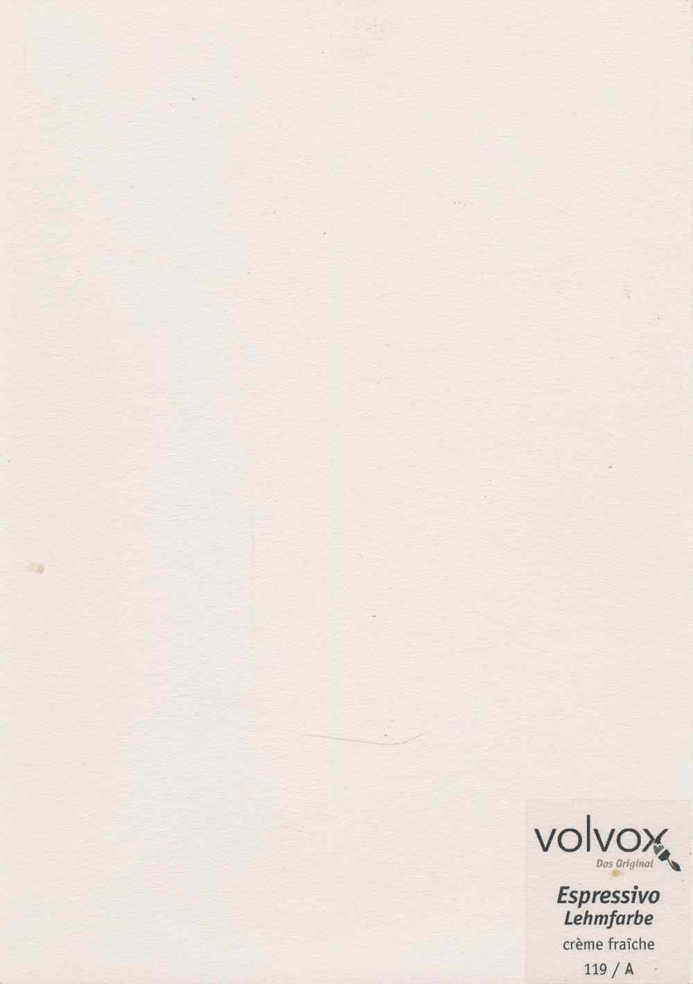Volvox Espressivo Lehmfarbe 119 creme fraiche 