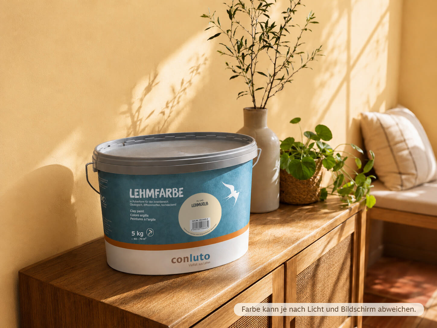 conluto Lehmfarbe · Lehmgelb CL143