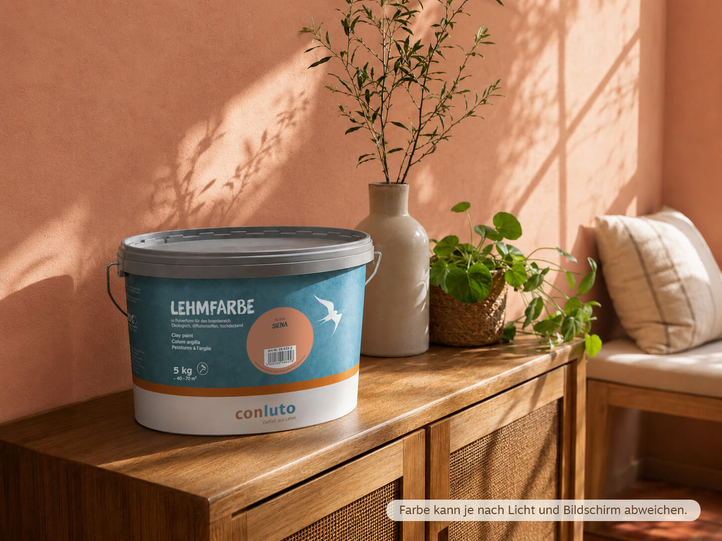 conluto Lehmfarbe · Siena CL122