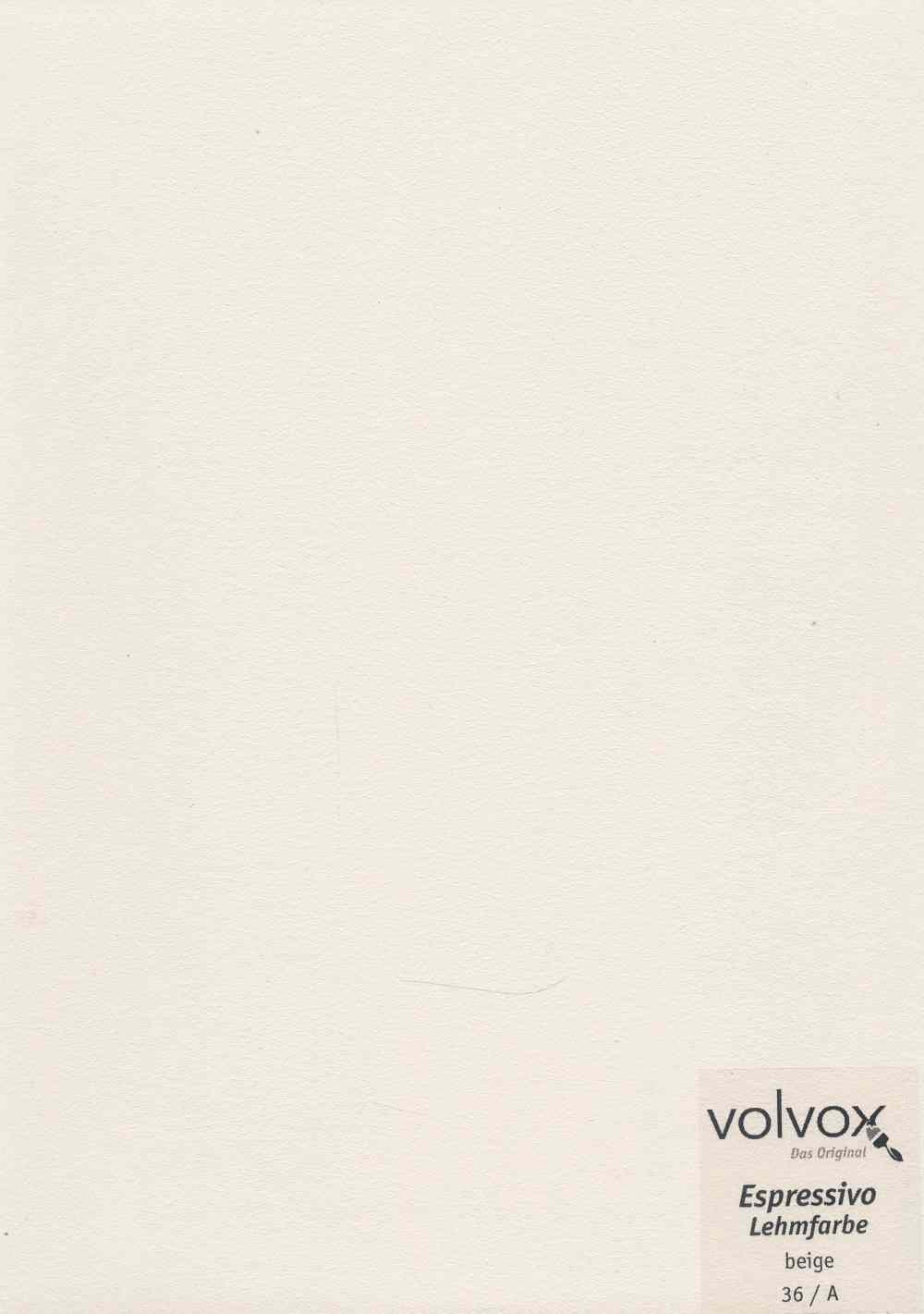 Volvox Espressivo Lehmfarbe 036 beige 