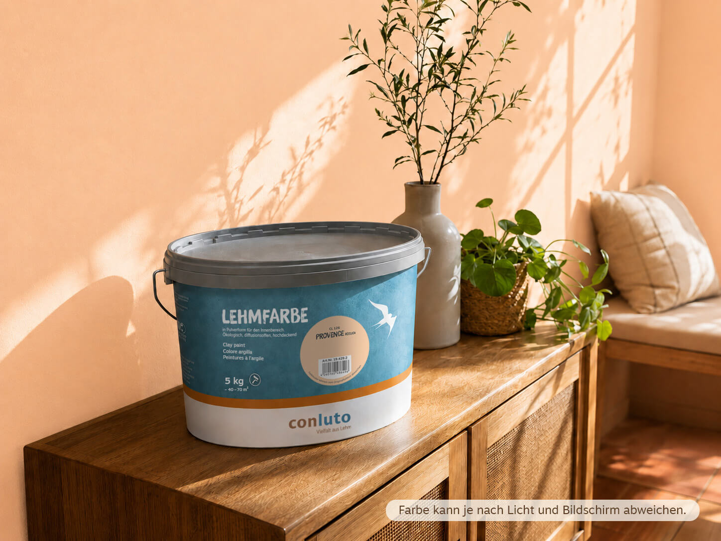 conluto Lehmfarbe · Provence rötlich CL126