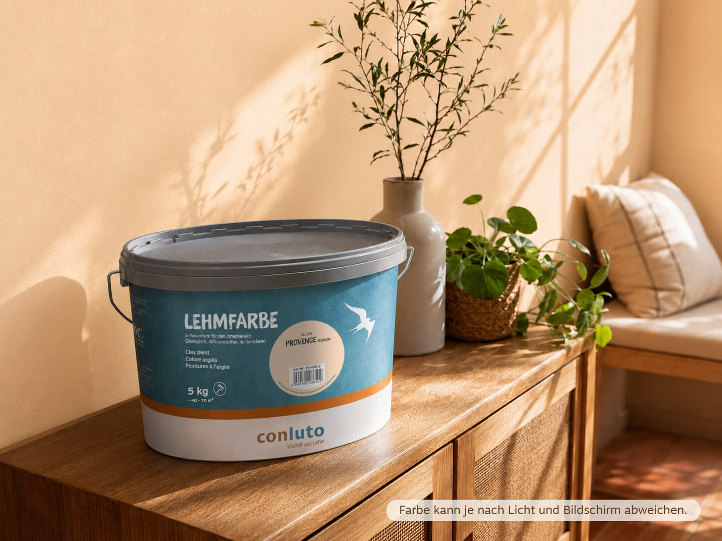 conluto Lehmfarbe · Provence gelblich CL127